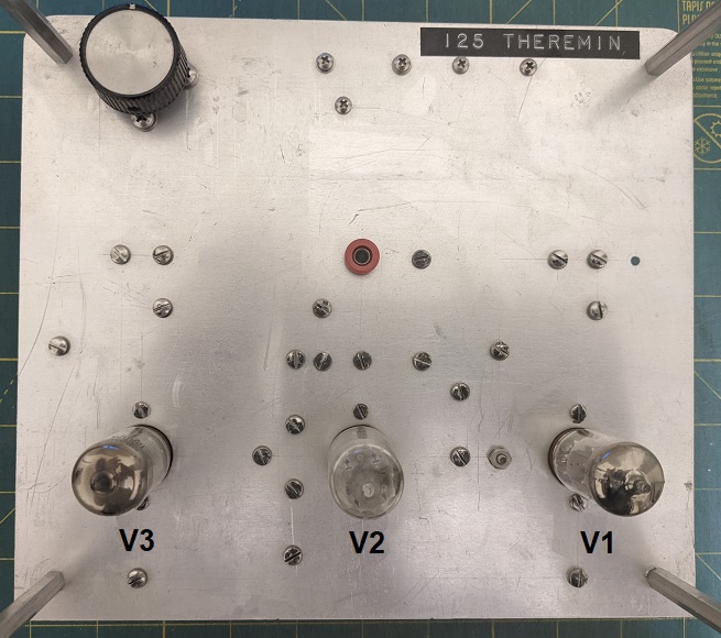 Prototype 125 Theremin Top View