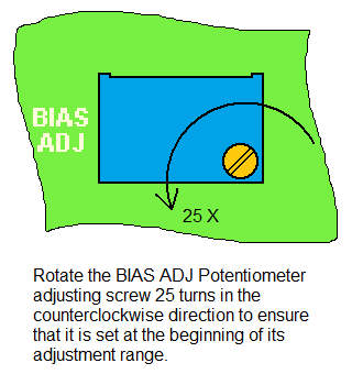 102 Minimum Theremin Bias Potentiometer Adjustment