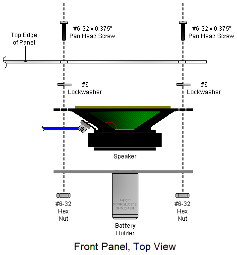 102 Minimum Theremin Speaker and Battery Holder Attachment
