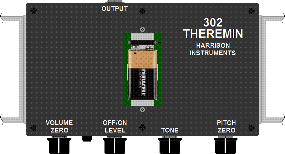 302 Theremin Battery Compartment
