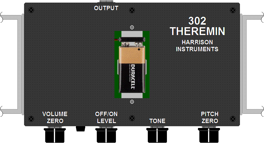 302 Theremin Battery Compartment